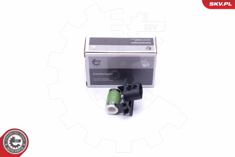 Resistor, interior blower